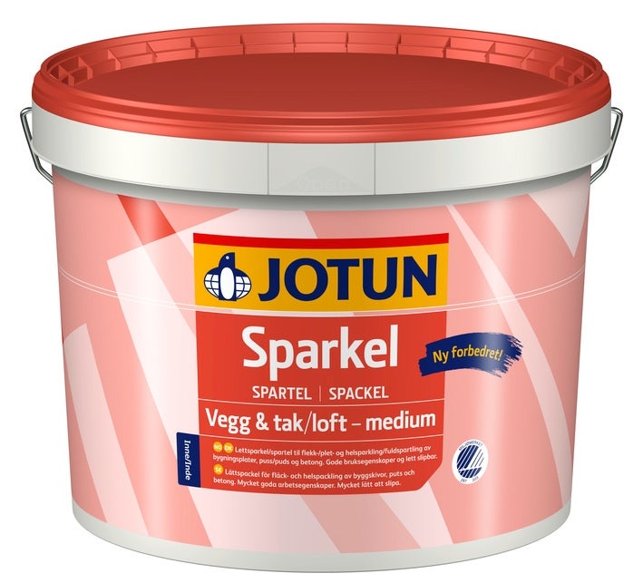 Spackel Vägg & Tak - Medium 10 L 