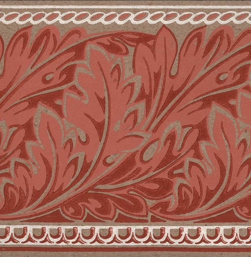 Lim & Handtryck - Viktoria II - Kvist/Röd B14-30