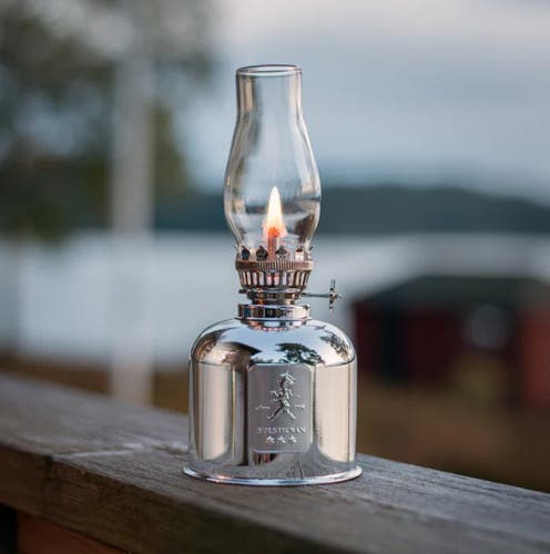 Fotogenlampa Silver