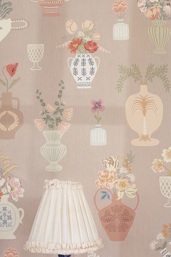 Majvillan - Floral Daiquiri Veil Merino Brown