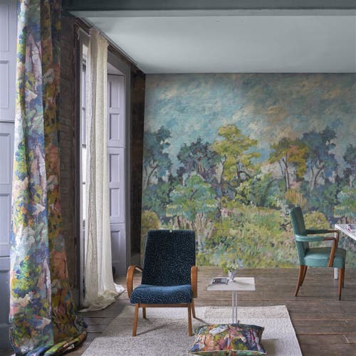 Designers Guild - Foret Impressionniste Gra Scenes And Murals III