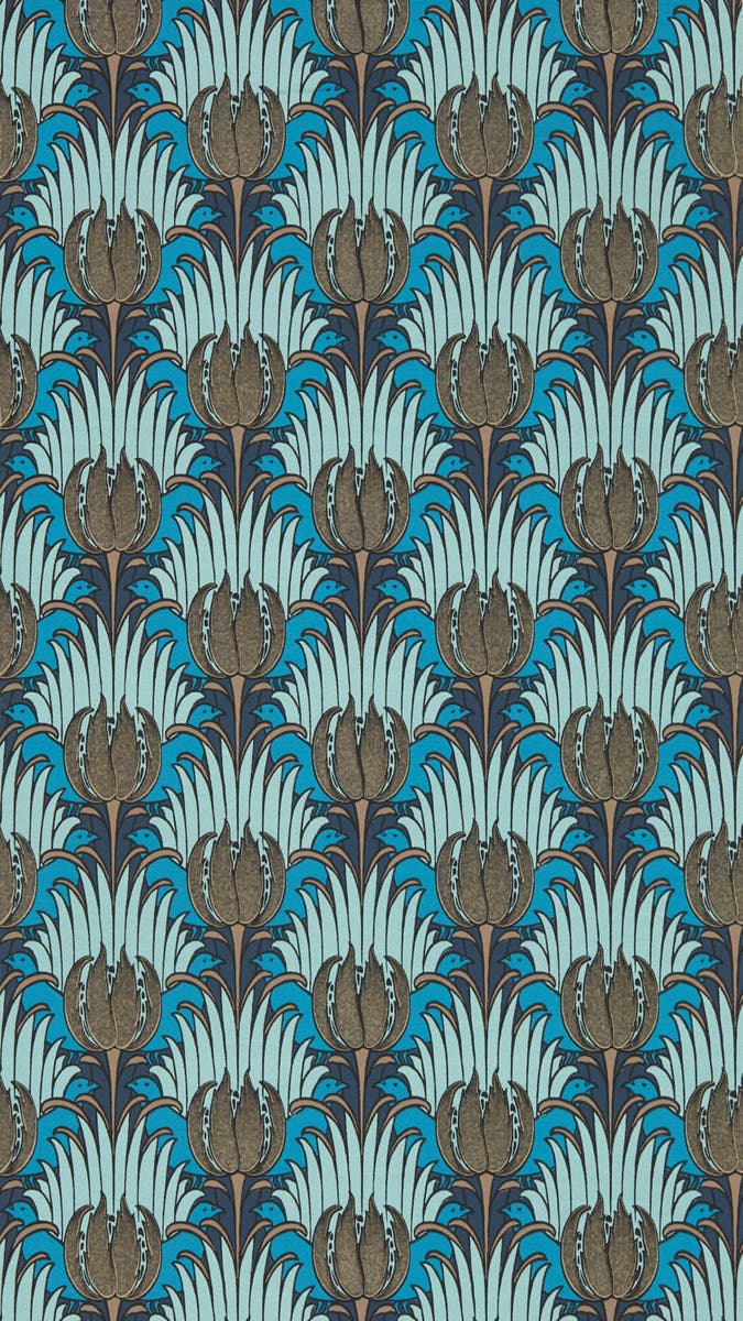 Tulip & Bird Opal & Seafo Bedford Park Wallpapers