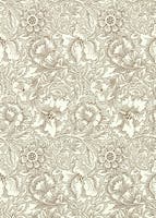 Poppy Cream/Chocolate Queen Square Wallpapers