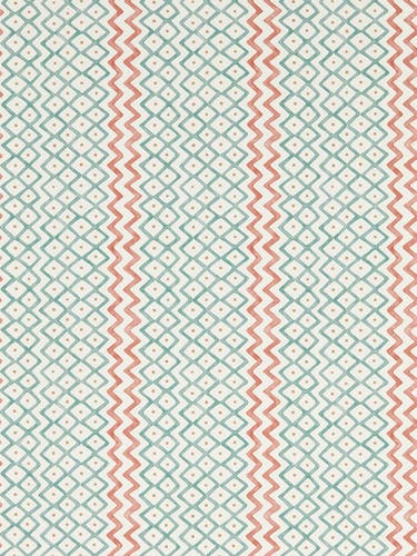 Sanderson - Khes Udaipur Blue/Aleppo Pepper