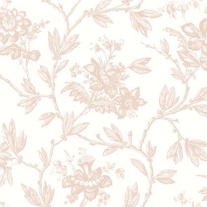 ROSA ROSE BLUSH LES BELLES TOILES DE JOUY
