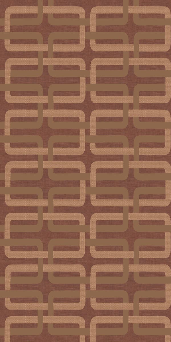 Casamance Matjara Terracotta/Cuivré