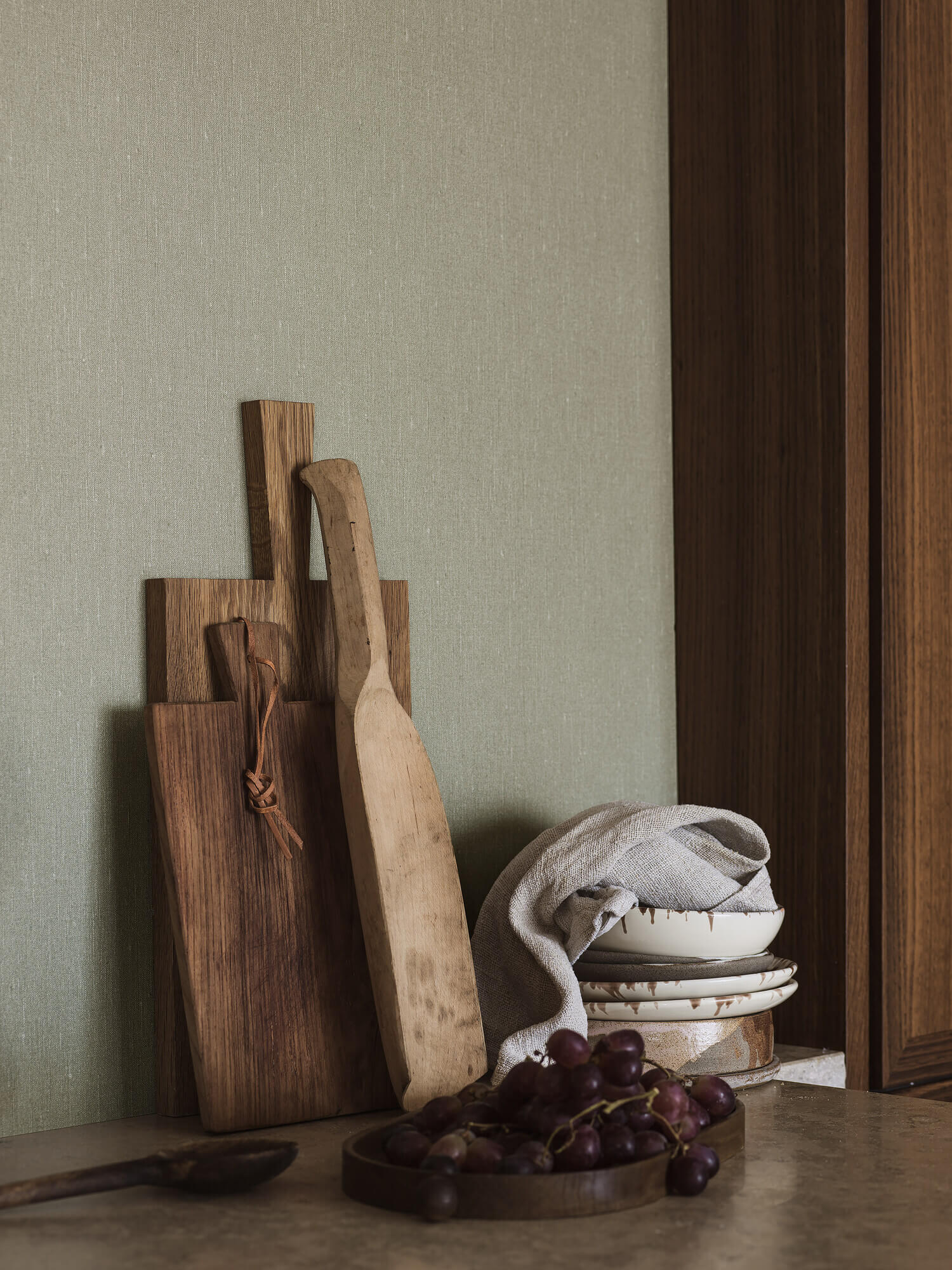 Boråstapeter - Soft Olive