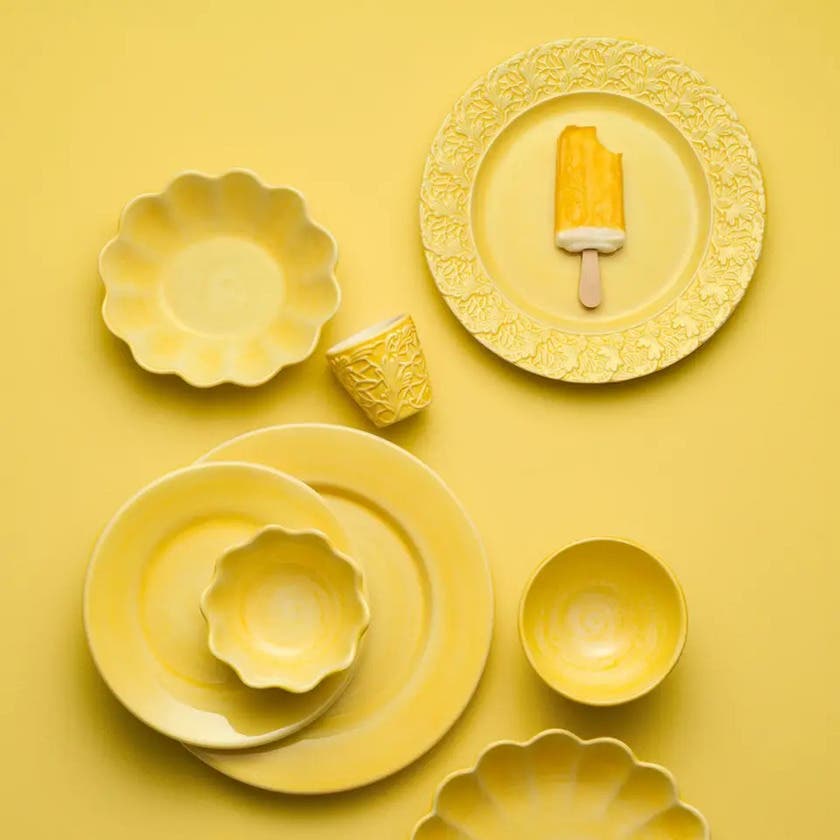 Basic Tallrik Gul 28cm