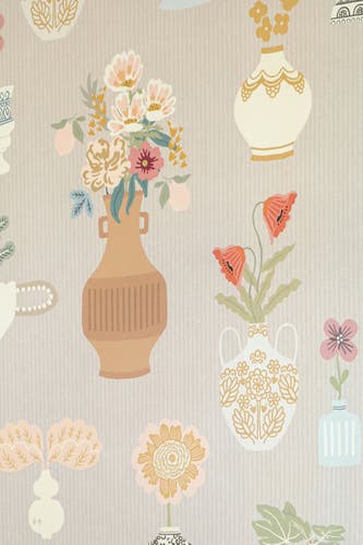 Majvillan - Floral Daiquiri XL Misty Gray