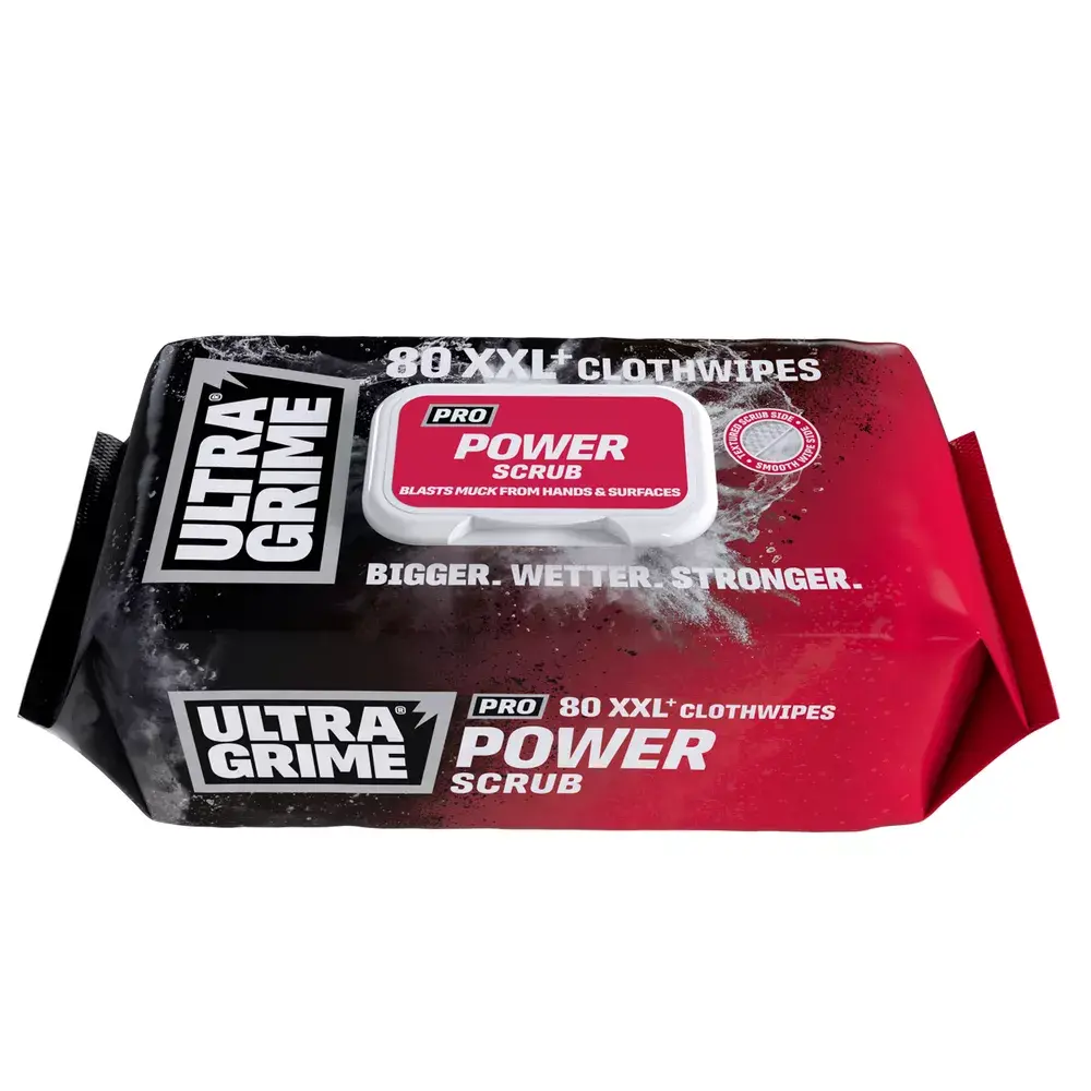 Ultragrime Wipes XXL Power Scrub