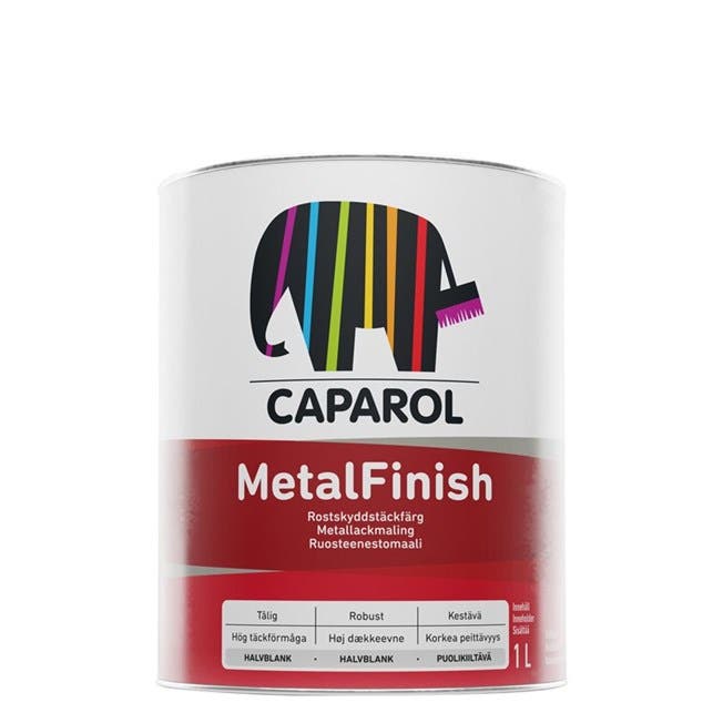 Metal Finish 1 L Svart