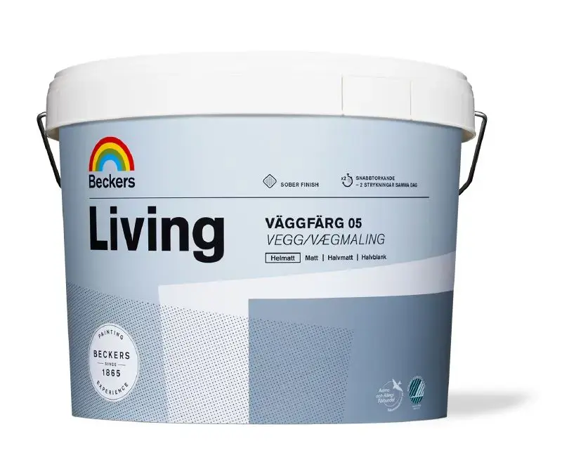 Living Väggfärg 05 1L B 585 Mjukglass