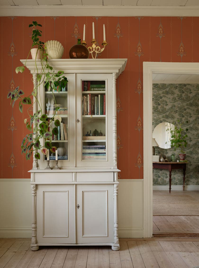 Duro - Gamla Grand Röd Gammalsvenska Papper