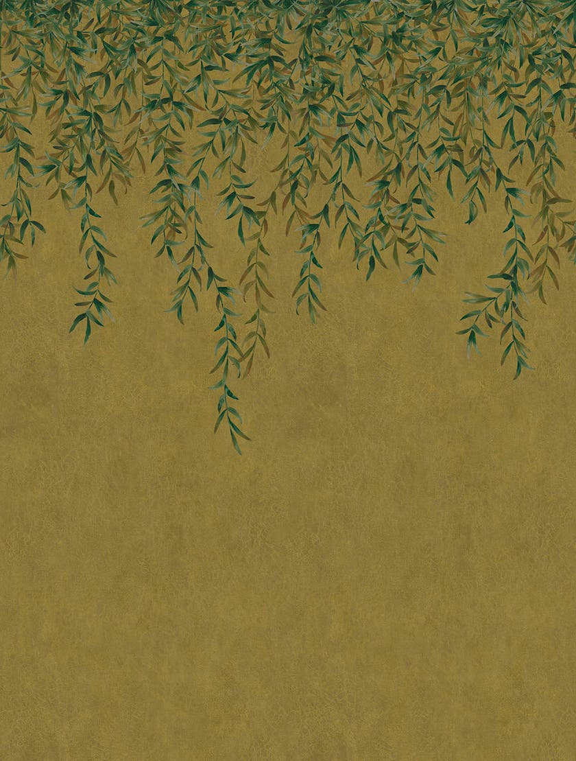 Caribbean II Greenery Mural