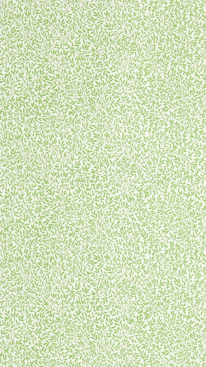 Morris & Co - Standen Leaf Green Simply Morris Wallpapers