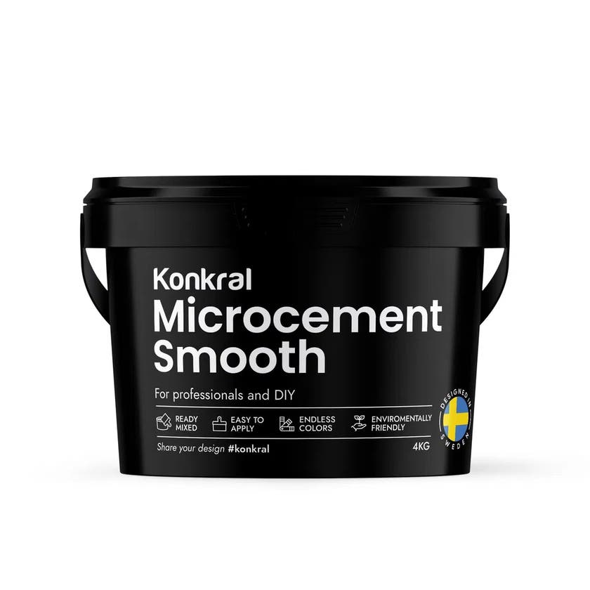 Microcement Smooth - Ofärgad - 4kg