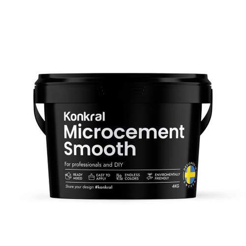 Microcement Smooth - Ofärgad - 4kg