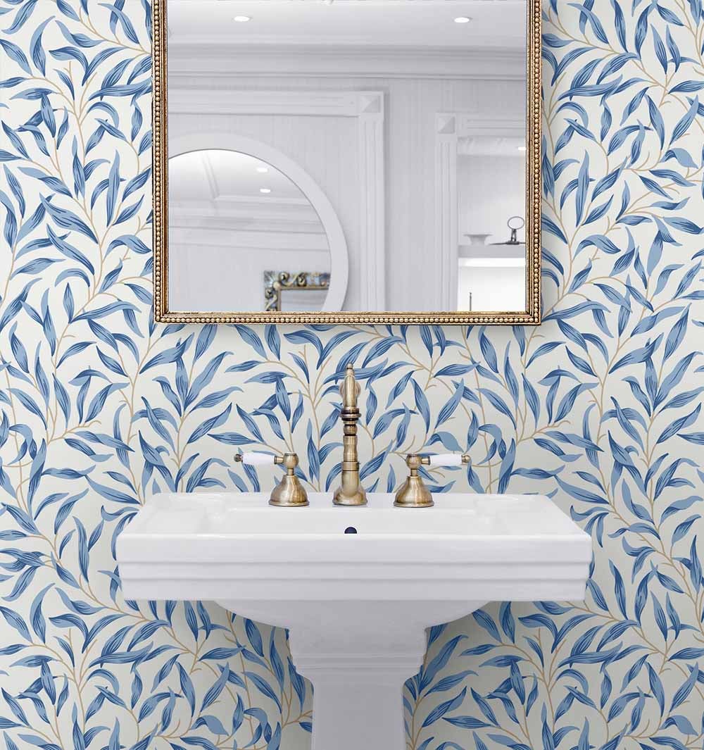 Carma - Peel & Stick Willow Trail Blue Lake NW54712