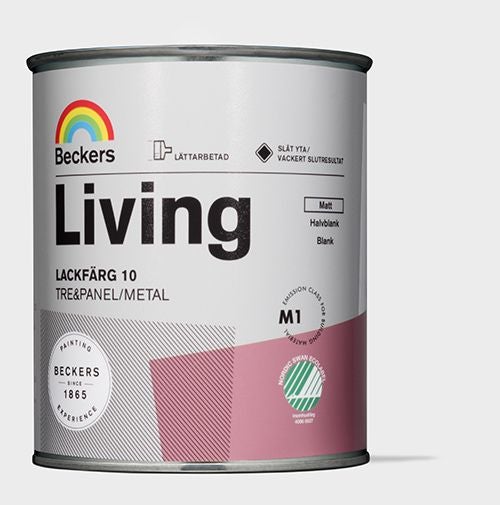 Living Lackfärg Matt 0,75 L Vit
