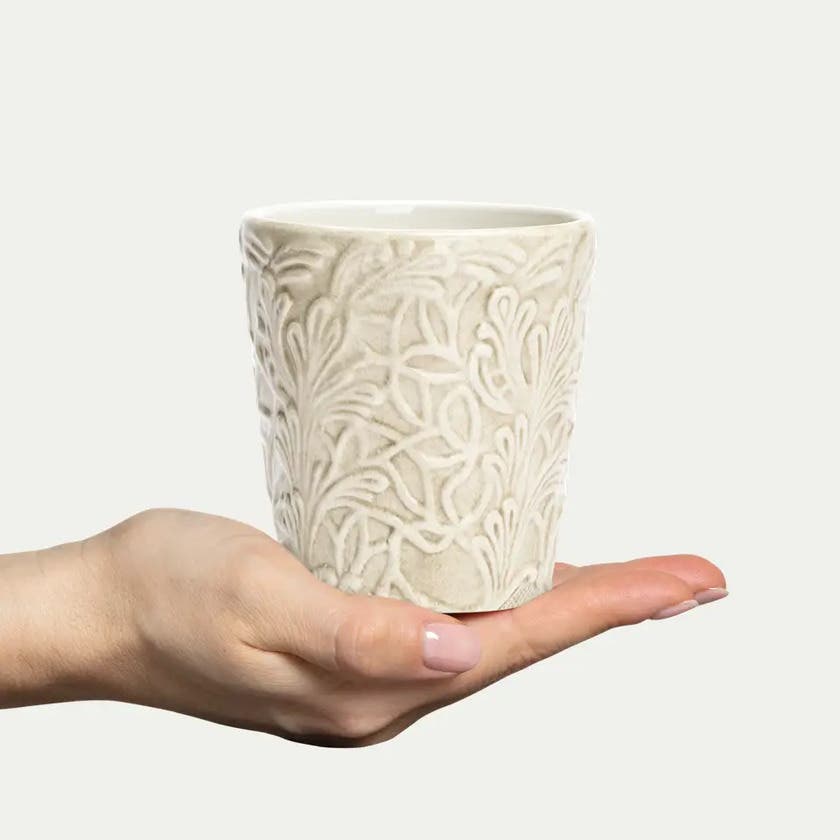 Lace Mugg 30 cl Sand