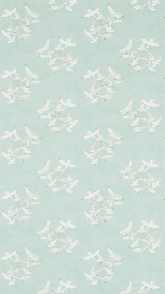 Seagulls Eau De Nil Sanderson One Sixty Wallp