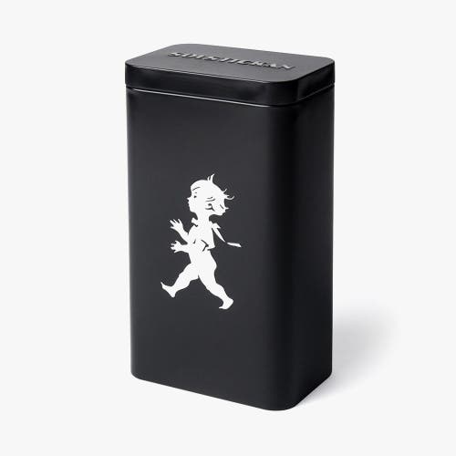 Kaffeburk Mattsvart/Silver