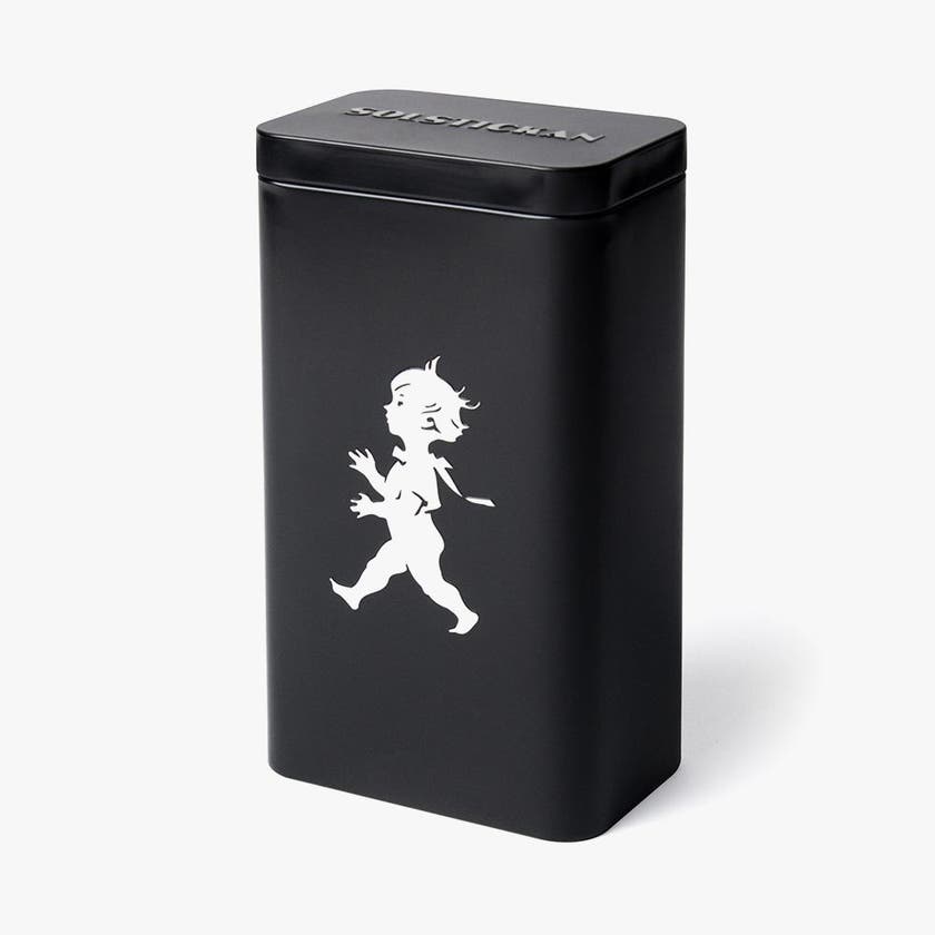 Kaffeburk Mattsvart/Silver