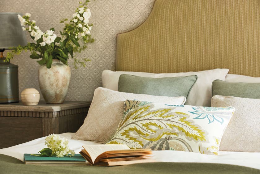 Sanderson - Pinjara Trellis Linen Littlemore Wallpapers