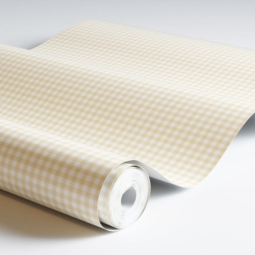 Lotta Gul Småmönstrat