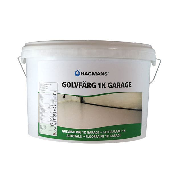Golvfärg 1K Garage - 10L - S0500-N (Outlet)