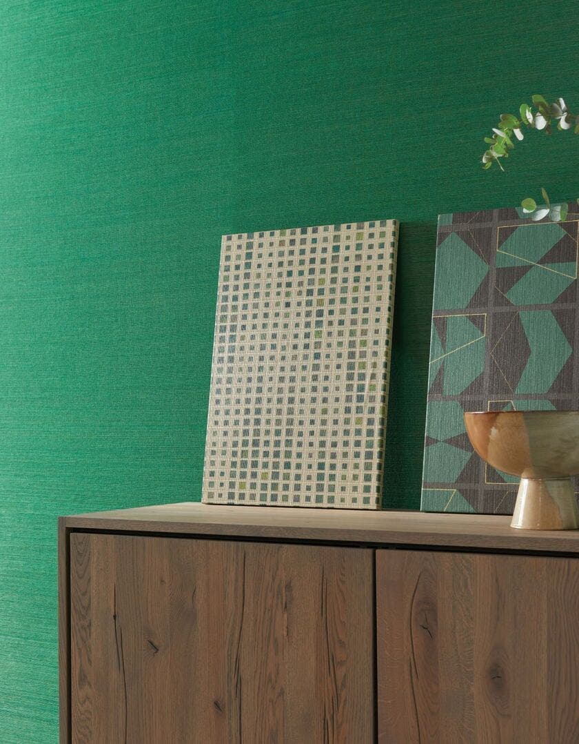 GRASSCLOTH KANOKO GRASSCLOTH EMERALD