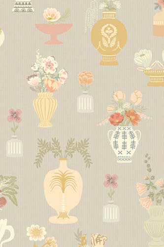 Majvillan - Floral Daiquiri XL Morning Haze blue