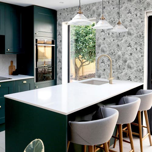 Glitter Bloom Silver