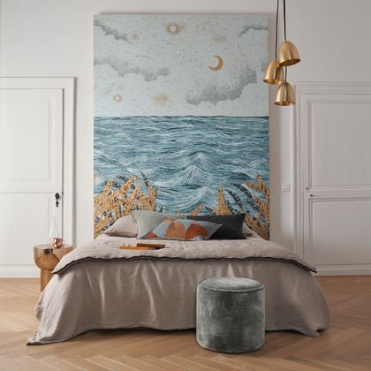 Casamance - Callisto Bleu Ciel/Dore Nuit D'Orient