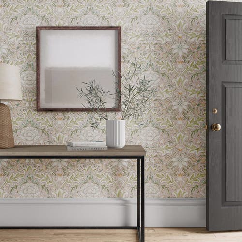 Morris & Co - Simply Severn Cochineal/W Simply Morris Wallpapers