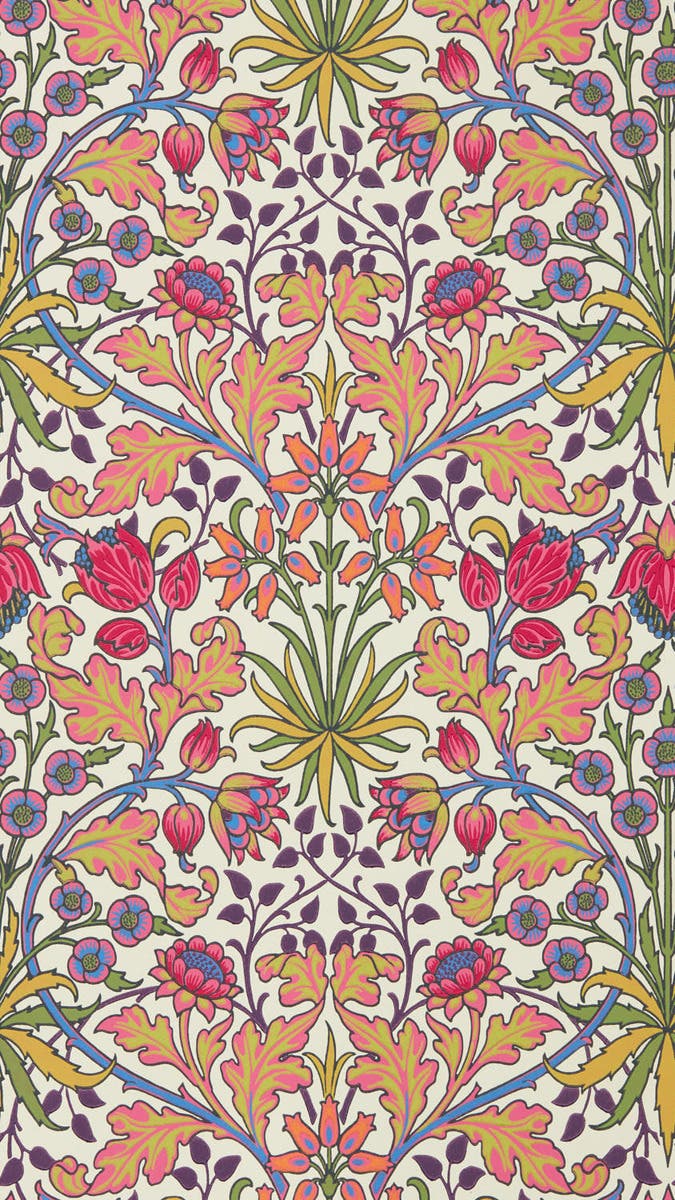 Hyacinth Cosmo Pink Bedford Park Wallpapers