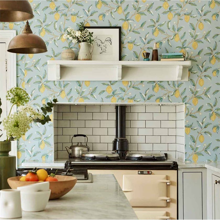 Morris & Co - Lemon Tree Wedgewood Melsetter Wallpapers