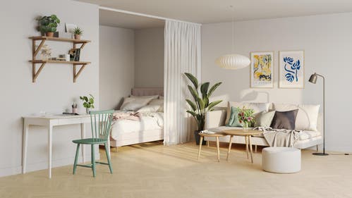 Skane Herringbone Natural 4m