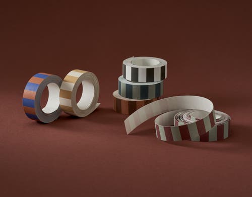 Casadeco - La Retro Blanc / Noir Fus Galons & Frises