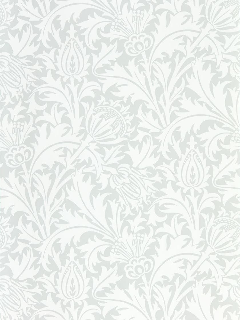 Pure Thistle Grey Blue Pure Morris North Wallpap
