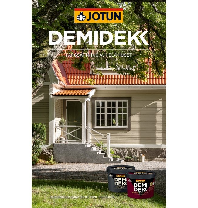 Demidekk Färgsättning av hela huset (2024)