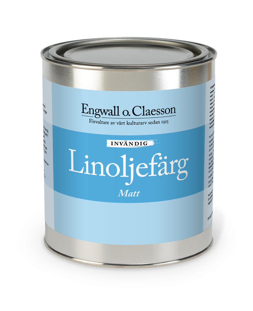 Linoljefärg invändig matt 1 L VIT
