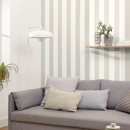 Caselio - Wide Lines Gris Souris Basics