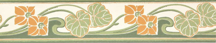 Åkersta Bård Gul Gammalsvenska Papper