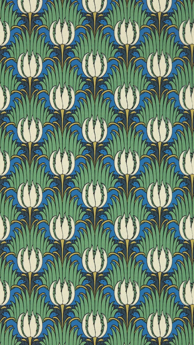 Tulip & Bird Goblin Green Bedford Park Wallpapers