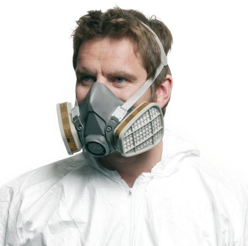 Halvmask 3M 6200 - Medium
