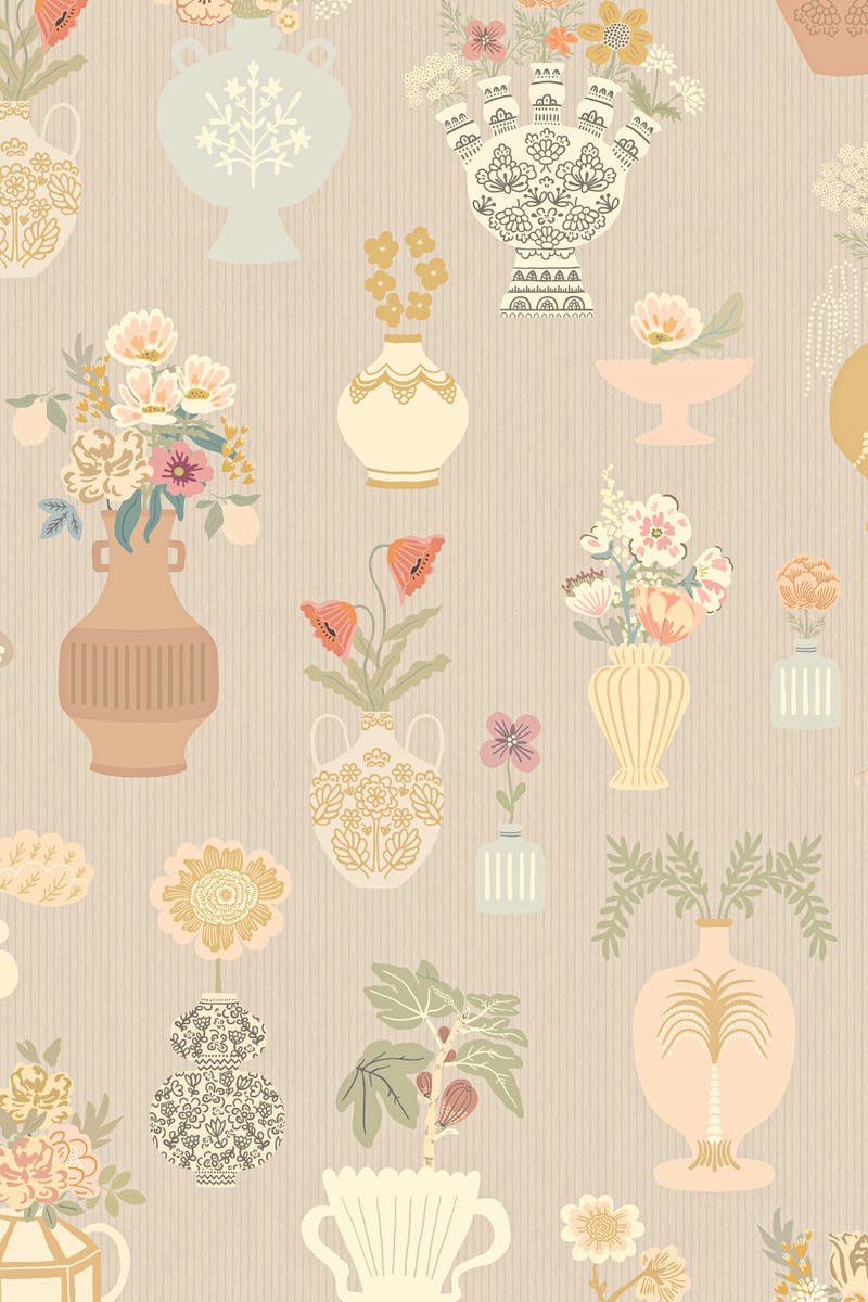 Majvillan - Floral Daiquiri XL Misty Gray